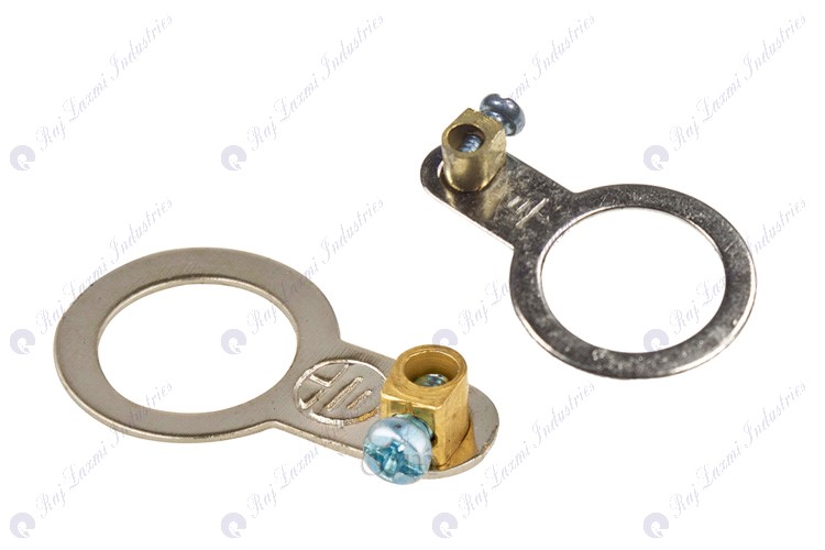brass earthing tag